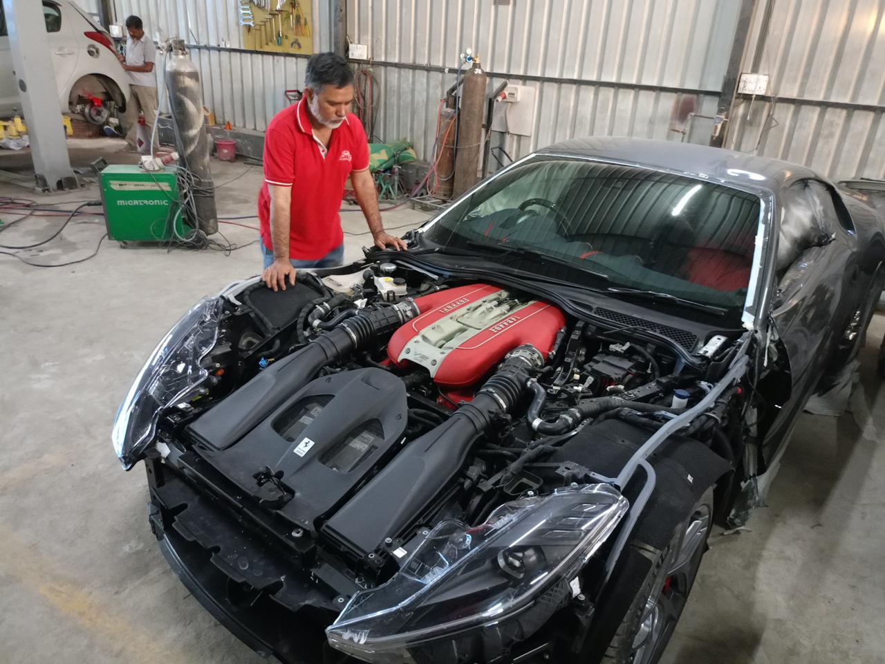 Car dent repair and painting service in Bangalore at Mars Auto Care